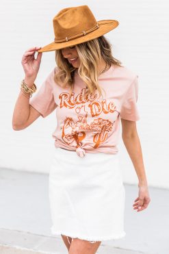 Outlet 🎉 Pink Lily Ride Or Die Peach Graphic Tee 💯 -Tees Shop 173780 Rideordiepeach 182380 passionatemusewhite 177244 wishfulhearttaupe 174232 excitedforyoucamel 175434 nellybrown 25 650x