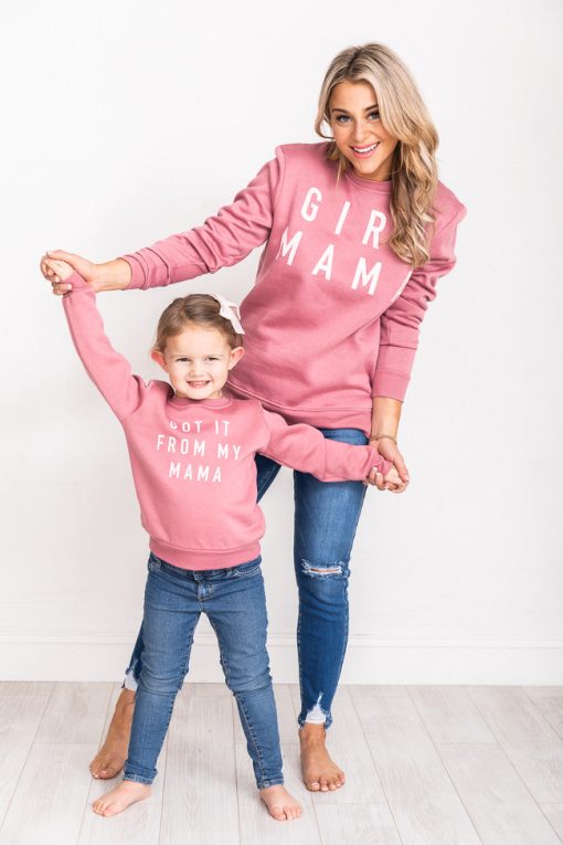 Flash Sale 👏 Pink Lily Girl Mama Super Soft Fleece Mauve Graphic Sweatshirt 🛒 -Tees Shop 1K0A5300 8d8df4b7 8220 4f98 84a4