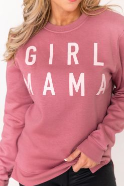 Flash Sale 👏 Pink Lily Girl Mama Super Soft Fleece Mauve Graphic Sweatshirt 🛒 -Tees Shop 4W3A7906 396be8f7 86d8 4e93 924f fb662f048c47 650x