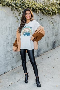 Hot Sale 💯 Pink Lily Livin' The Good Life Oatmeal Graphic Tee ❤️ -Tees Shop AA149187 livingthegoodlifegraphic 174558 deena 172298 chicstart 185028 don twasteamoment 3 650x