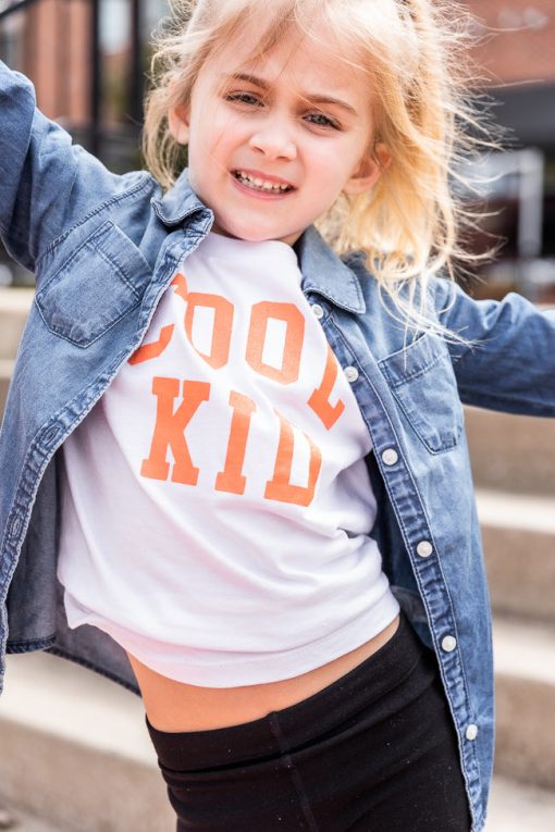Cheap ❤️ Pink Lily Cool Kid White Graphic Tee ✨ -Tees Shop