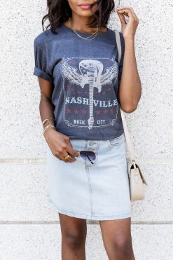 New 🥰 Pink Lily Nashville Music City Midnight Navy Graphic Tee ⌛ -Tees Shop AR108141 navynashvillegraphic 166412 takingaroadtrip 179550 frontrow 183188 amygrey 183708 searchforjoytaupe 1 650x