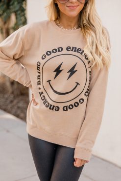 Brand new 🤩 Pink Lily Bring Good Energy Gold Graphic Sweatshirt 🎁 -Tees Shop F174450 172298 chicstart 174436 trina 177080 longdrives 176652 sameintentions 2 650x