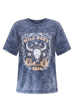 Best Pirce 👏 Pink Lily Longhorn Black Acid Wash Oversized Graphic Tee ❤️ -Tees Shop LonghornBlackAcidWashOversizedGraphicTee 650x