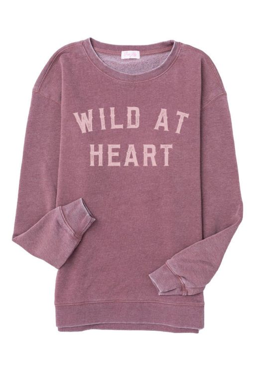 Buy ❤️ Pink Lily Wild At Heart Shady Mauve Graphic Sweatshirt 👍 -Tees Shop unnamed 8fcc9e57 fcca 41c2 b82b
